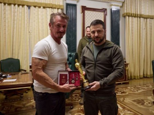 Шон Пенн та Зеленський