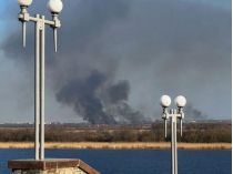 вибухи на лівому березі Дніпра у Херсонській області