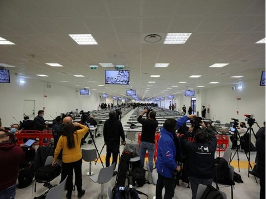зал суду над угрупуванням «Ндрангета»