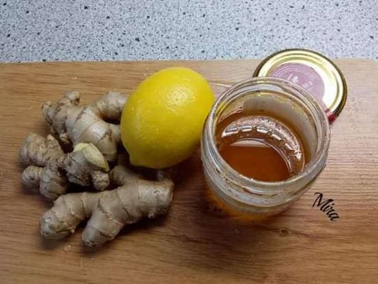Лимон, мед и имбирь