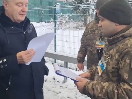 Порошенко і прикордонники