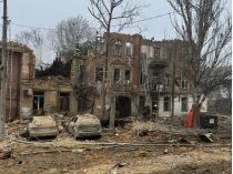 Разрушенный дом в Одессе