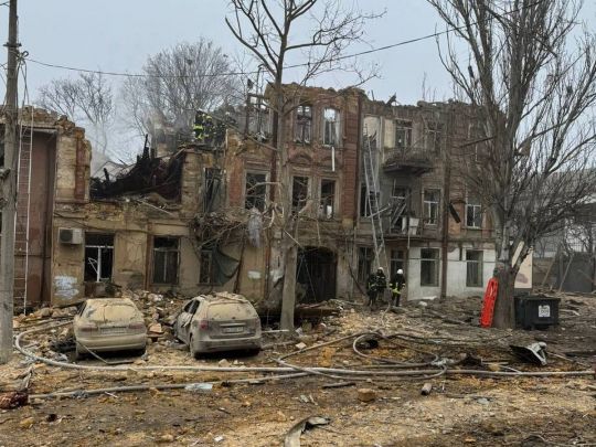 Зруйнований будинок в Одесі