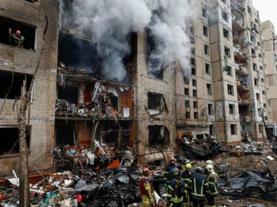 Зруйнований 2 січня будинок на київській Солом'янці
