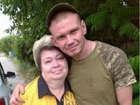 Євген Панченков з мамою