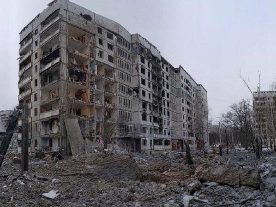 Зруйнований будинок