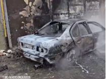 Сгоревший автомобиль