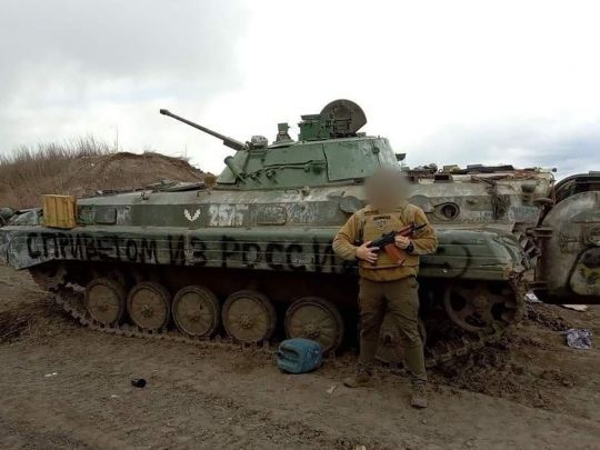 Знищена БМП ворога