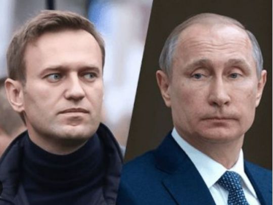 Путін та Навальний