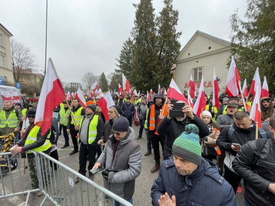 Польские протестующие