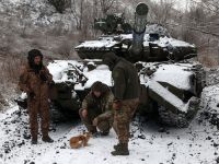 Украинские танкисты держат оборону