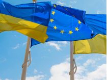 Флаги ЕС-Украина