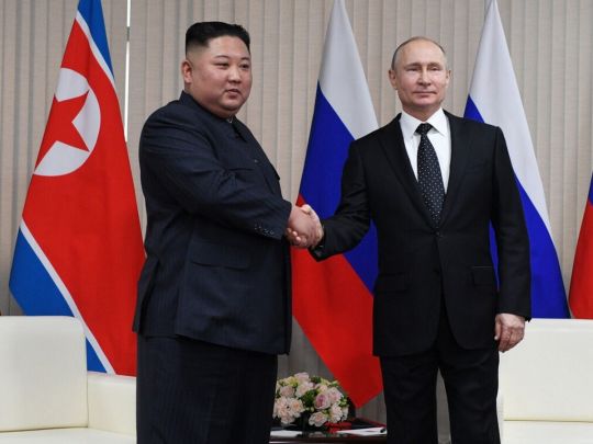 путін та кім чен ин