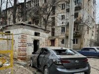 разбитые российскими бомбами дома в Украине 