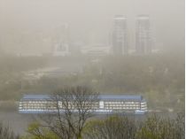 Пылевое загрязнение воздуха в Киеве