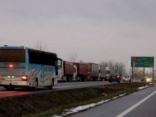 Польша, протест перевозчиков на границе