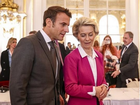Еммануель Макрон та Урсула фон дер Ляєн