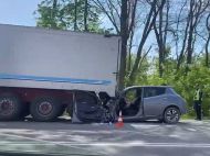 Смертельное ДТП вблизи Львова: грузовик столкнулся с&nbsp;легковушкой, погибла женщина-водитель