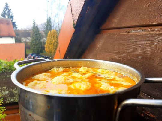 суп з галушками