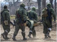 эвакуация раненого российского военного