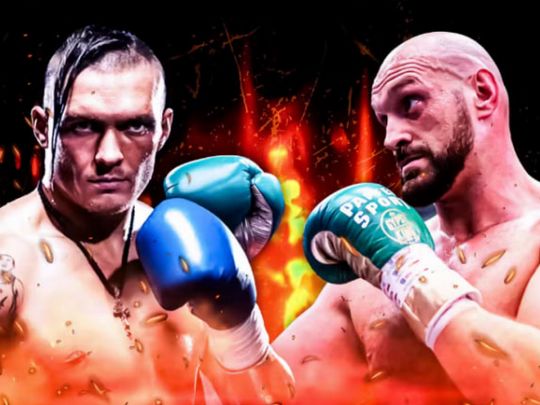 Олександр Усик і Тайсон Ф'юрі