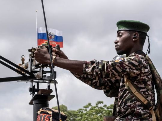 африканец в русской армии