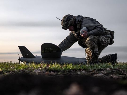 Запуск боевого БПЛА