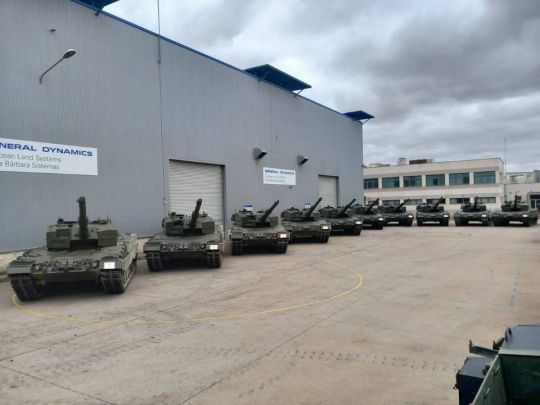 відремонтовані для України танки в Іспанії
