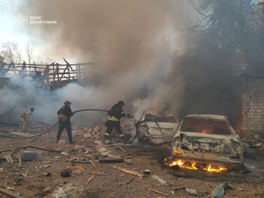 Рятувальники на пожежі