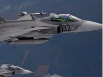 шведський винищувач Gripen 