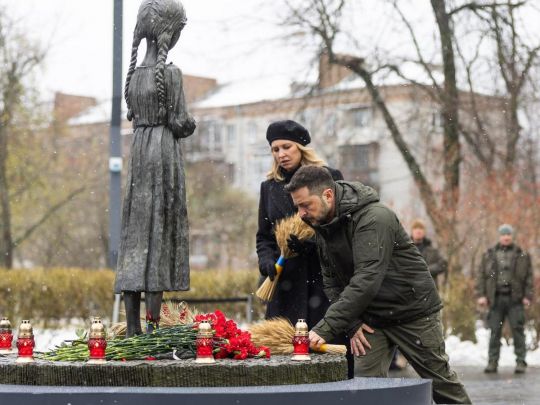 Зеленские в День памяти жертв голодоморов