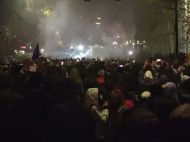 &laquo;Завершение конституционного переворота&raquo;: после отказа властей Грузии от&nbsp;переговоров с&nbsp;ЕС в&nbsp;Тбилиси вспыхнули беспорядки (фото)