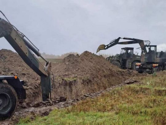 будівництво «Східного щита» 