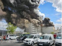 Кадри пожежі в компанії Diehl Metal (Німеччина)
