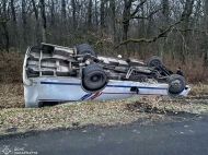 На&nbsp;Закарпатті перевернуся рейсовий автобус: госпіталізовано 9 пасажирів