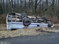 Автобус, що потрапив у ДТП, фото ДСНС