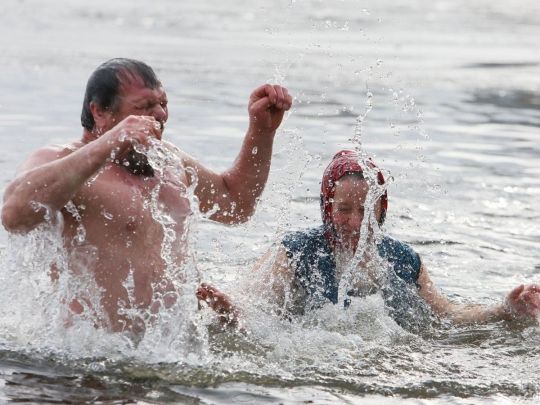 Водохреще в Києві