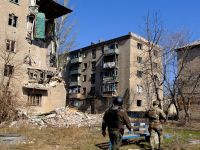 разбомбленные дома в Украине