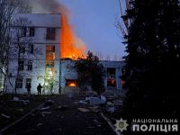 Захватчики ударили баллистикой по Запорожью. Фото полиции