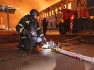 У&nbsp;Харкові гасять масштабну пожежу після удару російського безпілотника (фото, відео)