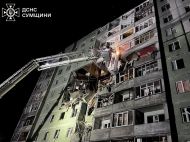 Вражеский дрон ночью разрушил многоэтажку в&nbsp;Сумах (фото, видео)