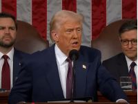 Дональд Трамп виступив перед конгресменами. Фото&nbsp;— скріншот