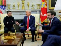 Фрагмент общения сторон в Белом Доме. Скрин видео CNN