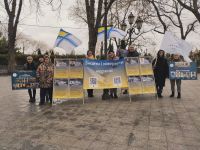 Акція рідних військових моряків, що пропали безвісті у березні 2022