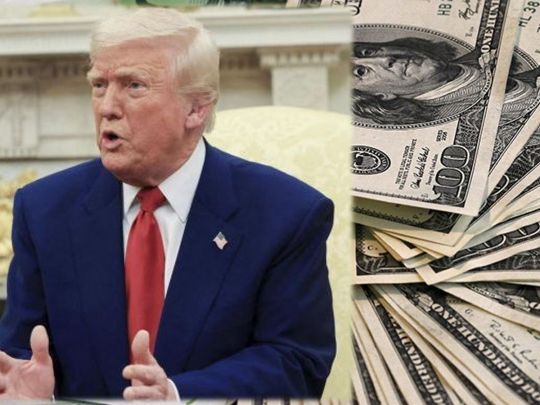 Трамп и падение доллара. Коллаж ФАКТОВ