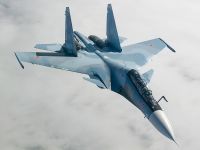 У Ростові-на-Дону спалили винищувач Су-30СМ&nbsp;— Фото: Вікіпедія