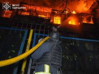 Пожежа в Одесі. Фото рятувальників