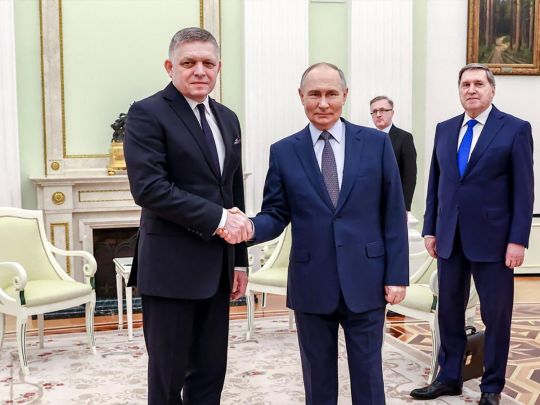 Візит Фіцо до Москви. Фото dw.com/