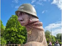Над скульптурою «Хло» художник Мартінас Гаубас працював два роки. Фото із соцмереж