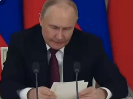 путін відмовився про запропоноване Україною та її союзниками перемир'я, фото скріншот відео